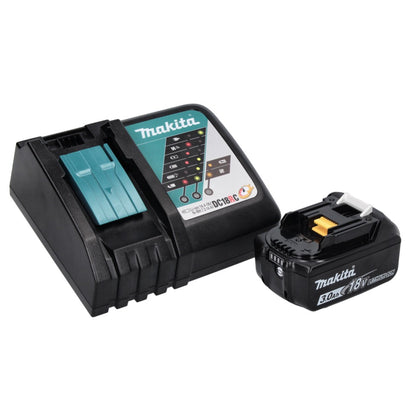 Makita DGA 515 RF1 Meuleuse d'angle sur batterie 18 V 125 mm sans balais + 1x batterie 3,0 Ah + chargeur