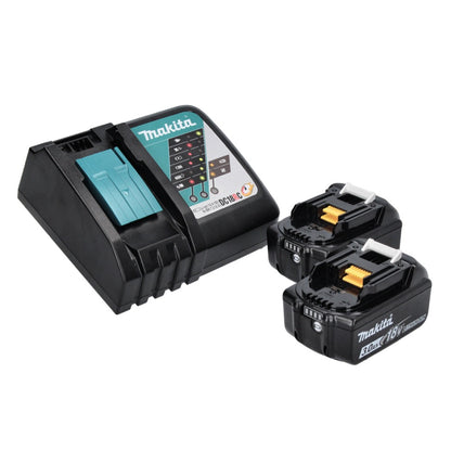 Makita DGA 515 RF Meuleuse d'angle sur batterie 18 V 125 mm sans balais + 2x batteries 3,0 Ah + chargeur