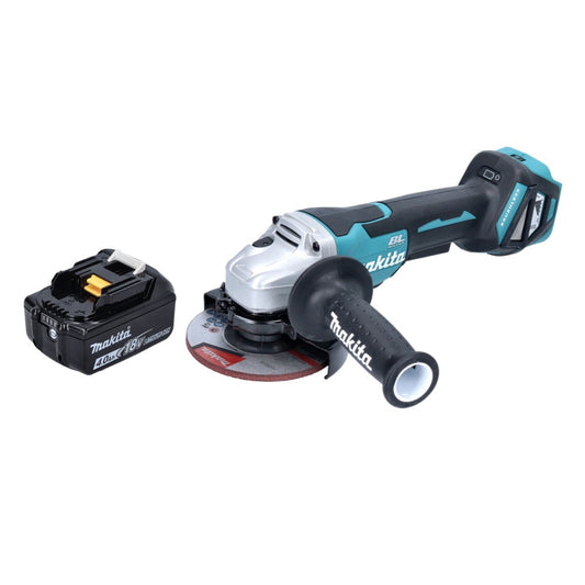 Makita DGA 515 M1 Akku Winkelschleifer 18 V 125 mm Brushless + 1x Akku 4,0 Ah - ohne Ladegerät