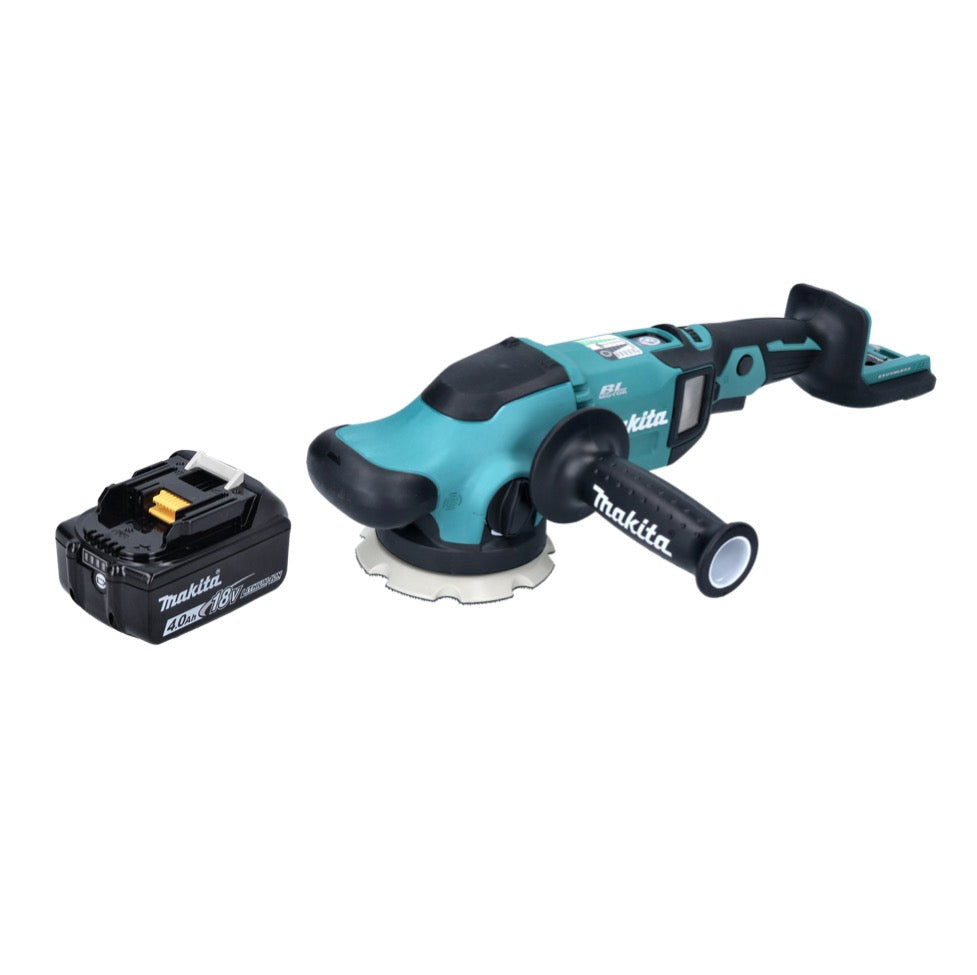 Makita DPO 500 M1 Akku Exzenterpolierer 18 V 125 mm Brushless + 1x Akku 4,0 Ah - ohne Ladegerät