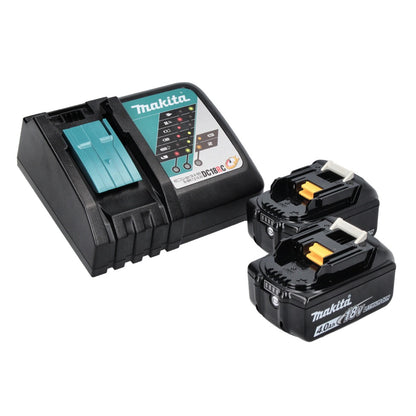 Polisseuse excentrique à batterie Makita DPO 500 RM 18 V 125 mm sans balais + 2x batteries 4,0 Ah + chargeur