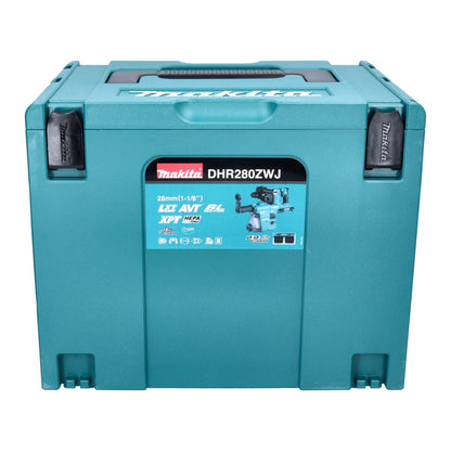 Makita DHR 280 ZWJ Akku Bohrhammer 36 V ( 2x 18 V ) 2,8 J SDS Plus Brushless + DX08 Staubabsaugung + Makpac - ohne Akku, ohne Ladegerät