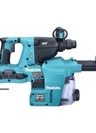 Makita DHR 280 ZWJ Akku Bohrhammer 36 V ( 2x 18 V ) 2,8 J SDS Plus Brushless + DX08 Staubabsaugung + Makpac - ohne Akku, ohne Ladegerät