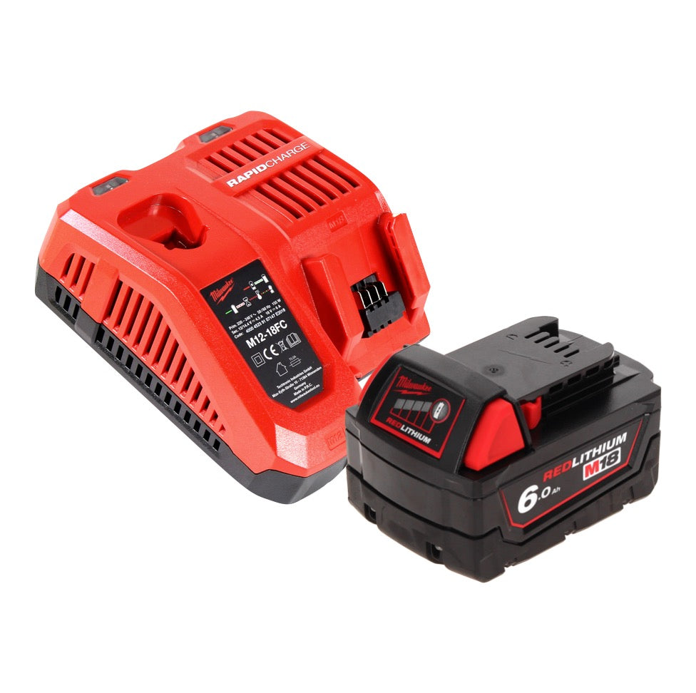 Clé à chocs sans fil Milwaukee M18 FIWF12-601 FC 18 V 300 Nm 1/2" sans balai + 1x batterie 6,0 Ah + chargeur