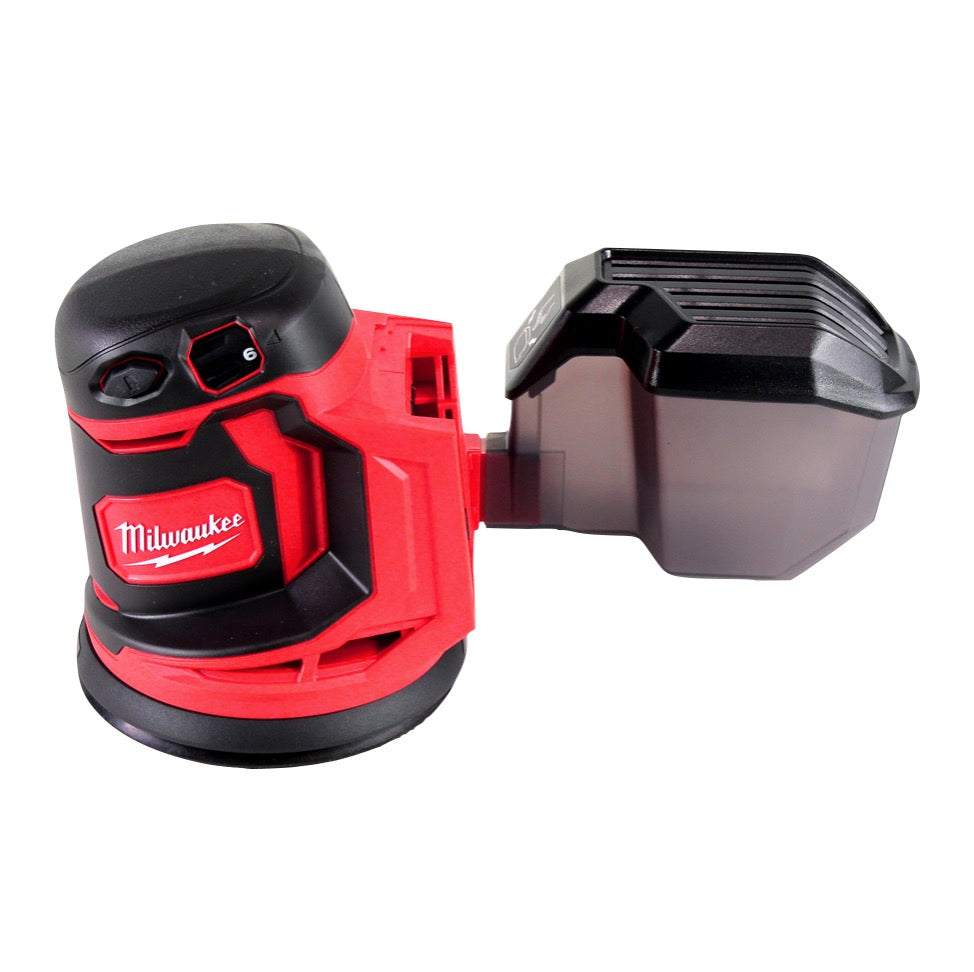 Milwaukee M18 BOS125-601 FC Akku Exzenterschleifer 18 V 125 mm + 1x Akku 6,0 Ah + Ladegerät