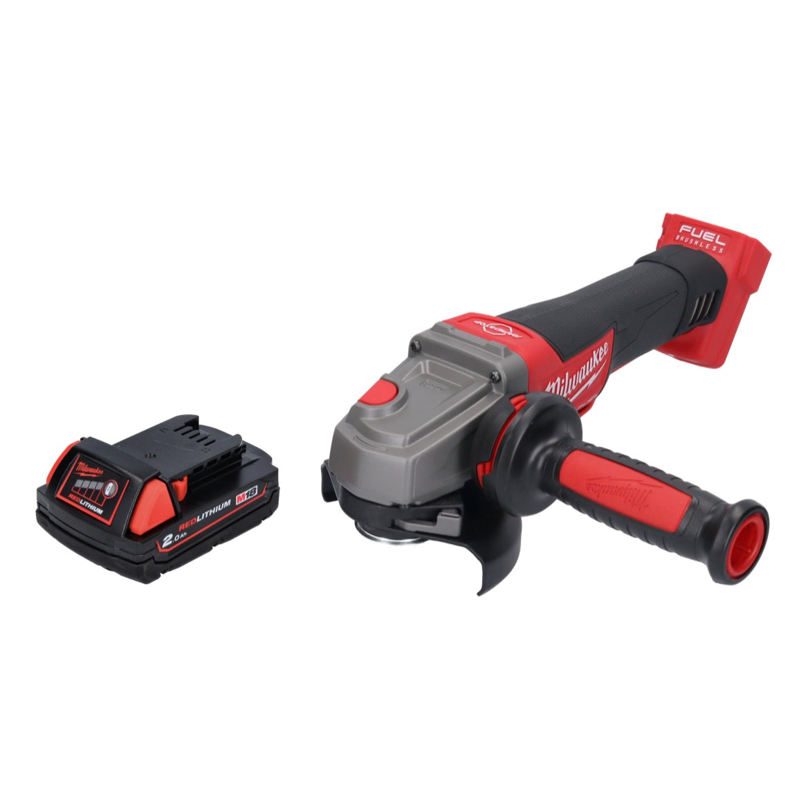 Meuleuse d'angle sur batterie Milwaukee M18 CAG115XPDB-201 18 V 115 mm sans balais + 1x batterie 2,0 Ah - sans chargeur