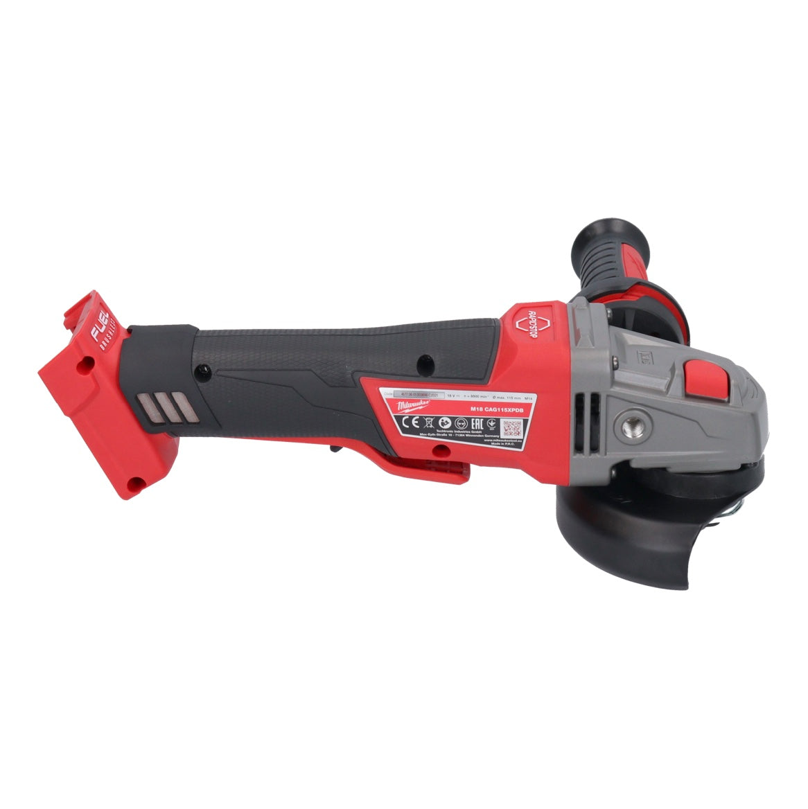 Milwaukee M18 CAG115XPDB-201 Akku Winkelschleifer 18 V 115 mm Brushless + 1x Akku 2,0 Ah + Ladegerät