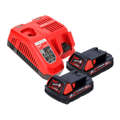 Milwaukee M18 CCS55-202 Akku Handkreissäge 18 V 165 mm + 2x Akku 2,0 Ah + Ladegerät