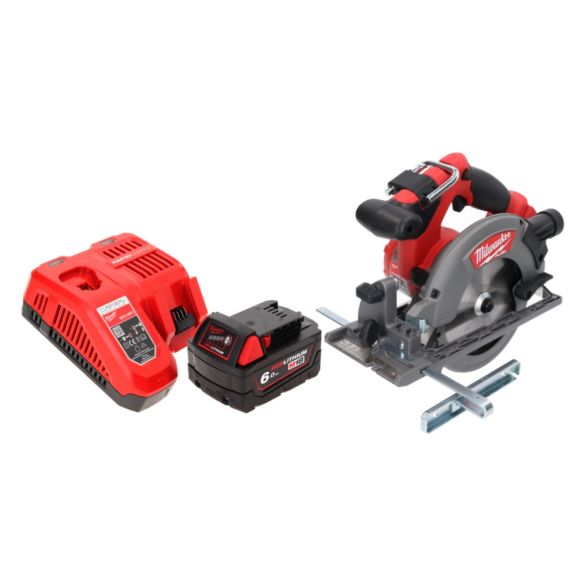 Milwaukee M18 CCS55-601 Akku Handkreissäge 18 V 165 mm + 1x Akku 6,0 Ah + Ladegerät