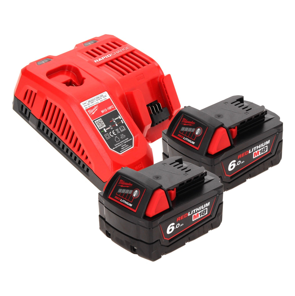 Scie circulaire sans fil Milwaukee M18 CCS55-602 18 V 165 mm + 2x batteries 6,0 Ah + chargeur