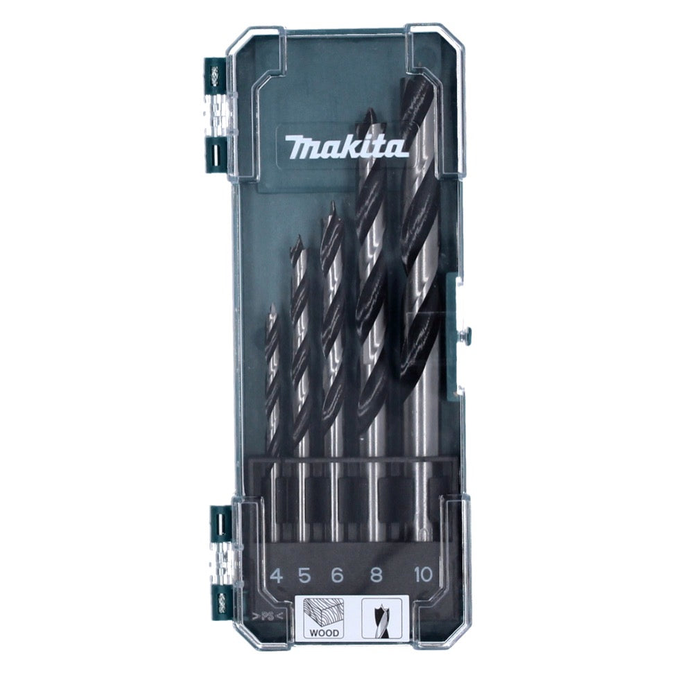 Makita Holzbohrer Set 5 tlg. ( D-72861 ) Ø 4 / 5 / 6 / 8 / 10 mm - Toolbrothers