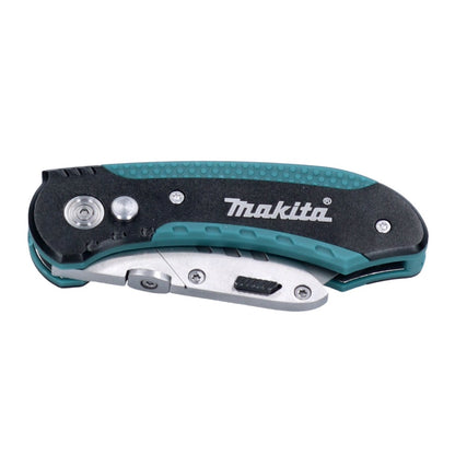 Makita Display Sicherheits Klappmesser 12 Stk. ( E-11520-12 ) Cutter Messer mit rutschfestem Handgriff