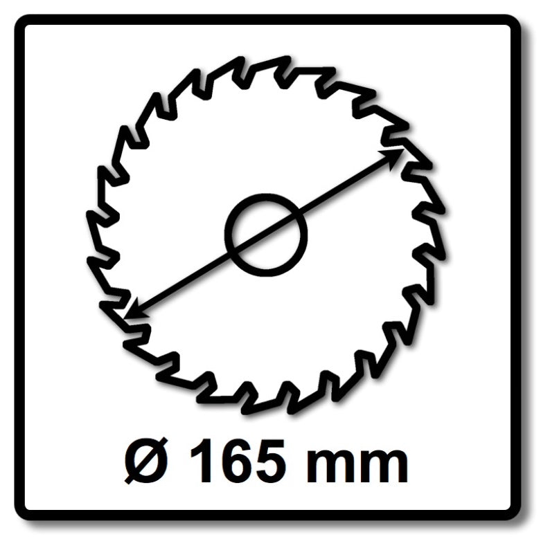 Makita CMSF16560E SPECIALIZED EFFICUT Sägeblatt 165 x 1,85 x 20 mm 4 Stk. ( 4x B-69864 ) 60 Zähne für Holz - Toolbrothers