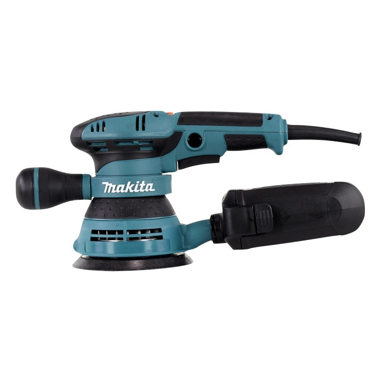 Makita BO 5041 Exzenterschleifer / Schleifmaschine 300 W 125 mm + 2x Toolbrothers TURTLE Schleifset - Toolbrothers