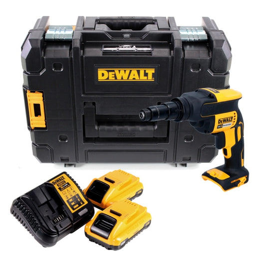 Visseuse universelle sans fil DeWalt DCF 622 L2 18 V 34 Nm sans balais + 2x batteries 3,0 Ah + chargeur + TSTAK