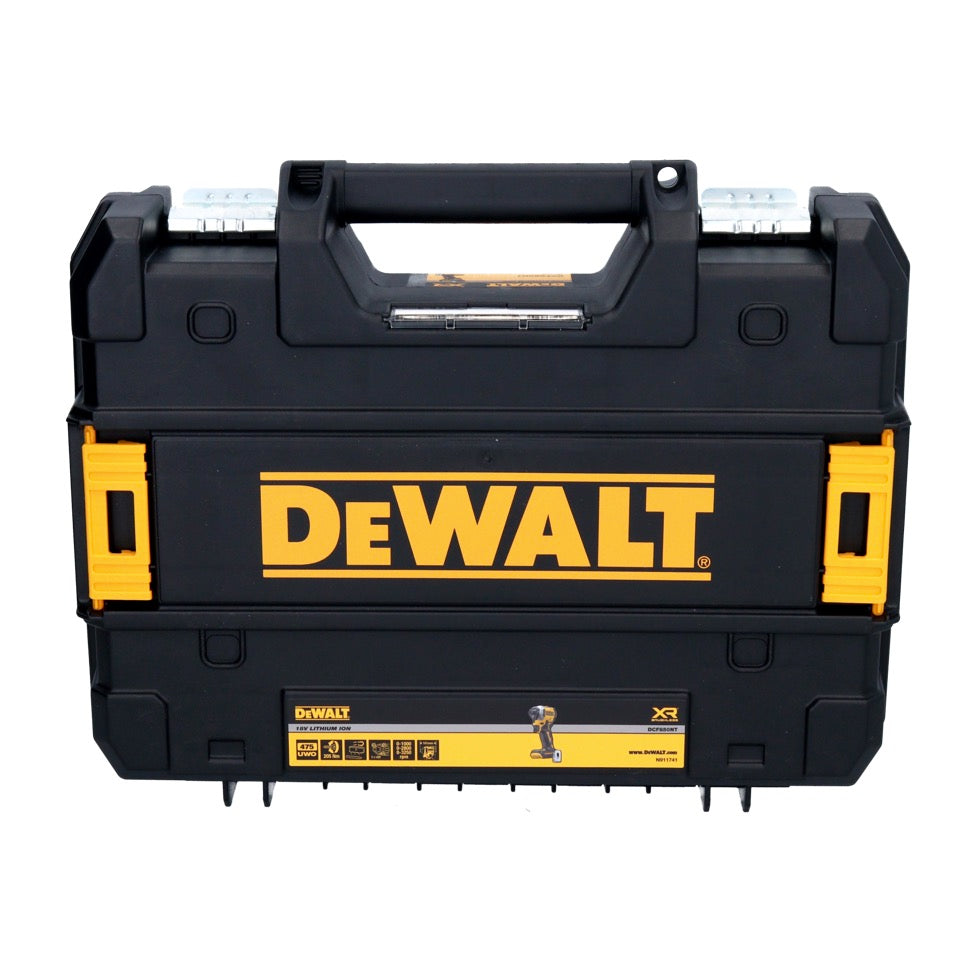 DeWalt DCF 850 D1 Akku Schlagschrauber 18 V 205 Nm 1/4" Brushless - 1x Akku 2,0 Ah + Ladegerät + TSTAK - Toolbrothers