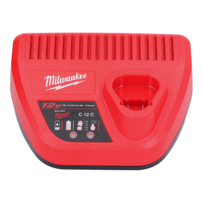 Milwaukee M12 NRG-602 Starter Set 2x 12 V 6,0 Ah ( 4933451903 ) Li-Ion Akku + C12 C Ladegerät - Toolbrothers