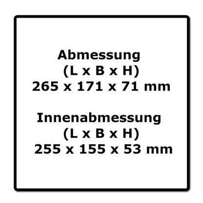 Festool T-LOC SYS MINI 1 TL TRA MINI Systainer ( 203813 ) Kleinteile Koffer transparenter Deckel koppelbar mit SYS-MINI 1 und 3 TL - Toolbrothers