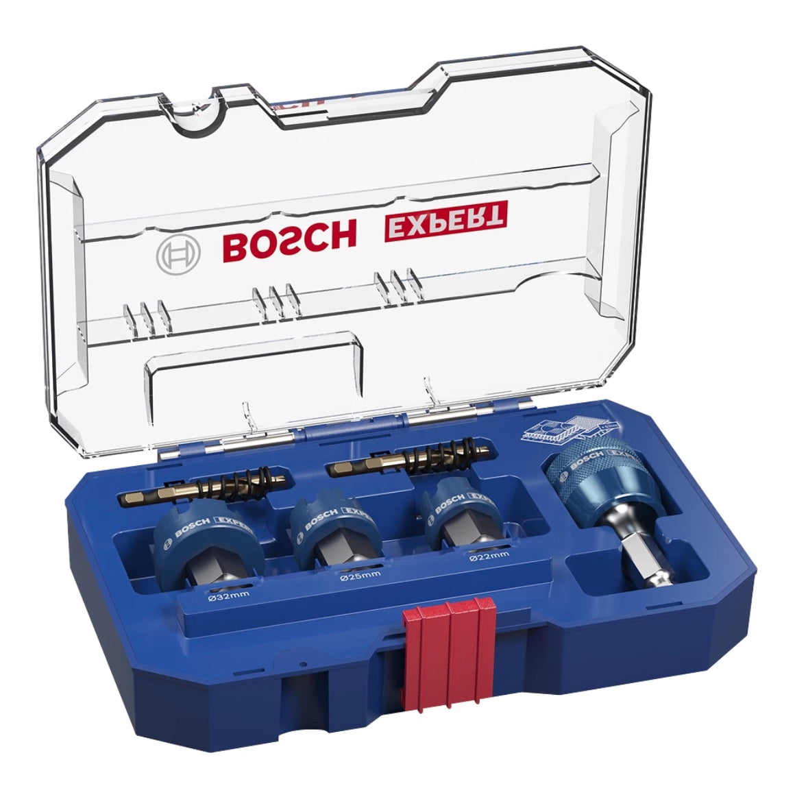 Bosch Expert Kit de scies cloches à tôle 6 pièces 22/25/32 x 40 mm (2608900502) Technologie carbure pour perceuses rotatives et à percussion