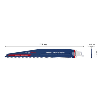 Bosch EXPERT Multi Material S 1156 XHM lame de scie alternative 225 mm 1 pièce (2608900391) Carbide Technology