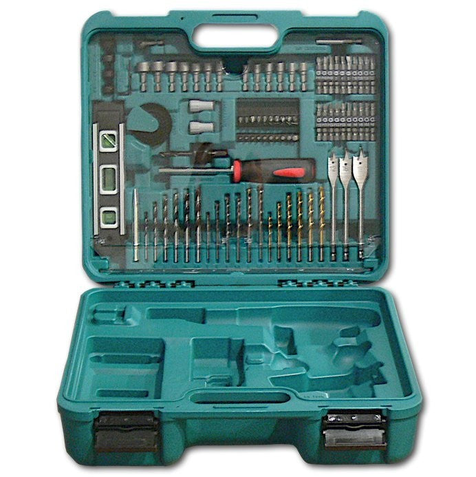 Makita 6271 12V Ni-MH Akku Bohr Schrauber + 2x Dinotech AKKU 3000 mAh + Makita Lader DC 1414 + 101-teiliges Werkzeug-Set - Toolbrothers