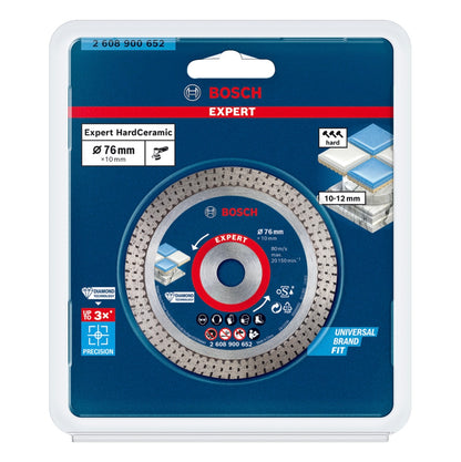 Bosch Expert Hard Ceramic 76 mm Diamanttrennscheibe 76 x 1,5 x 10 mm ( 2608900652 ) Diamond Technology - Nachfolger von 2608615020