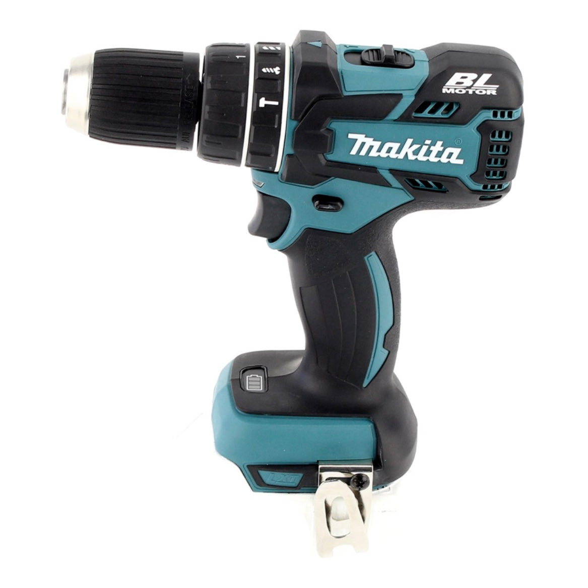 Makita DLX 2126 TJ1 Akku Combo Kit DGA 504 Akku Winkelschleifer + DHP 480 Akku Schlagbohrschrauber + 2x Akku 5,0 Ah + Ladegerät + 2x Makpac