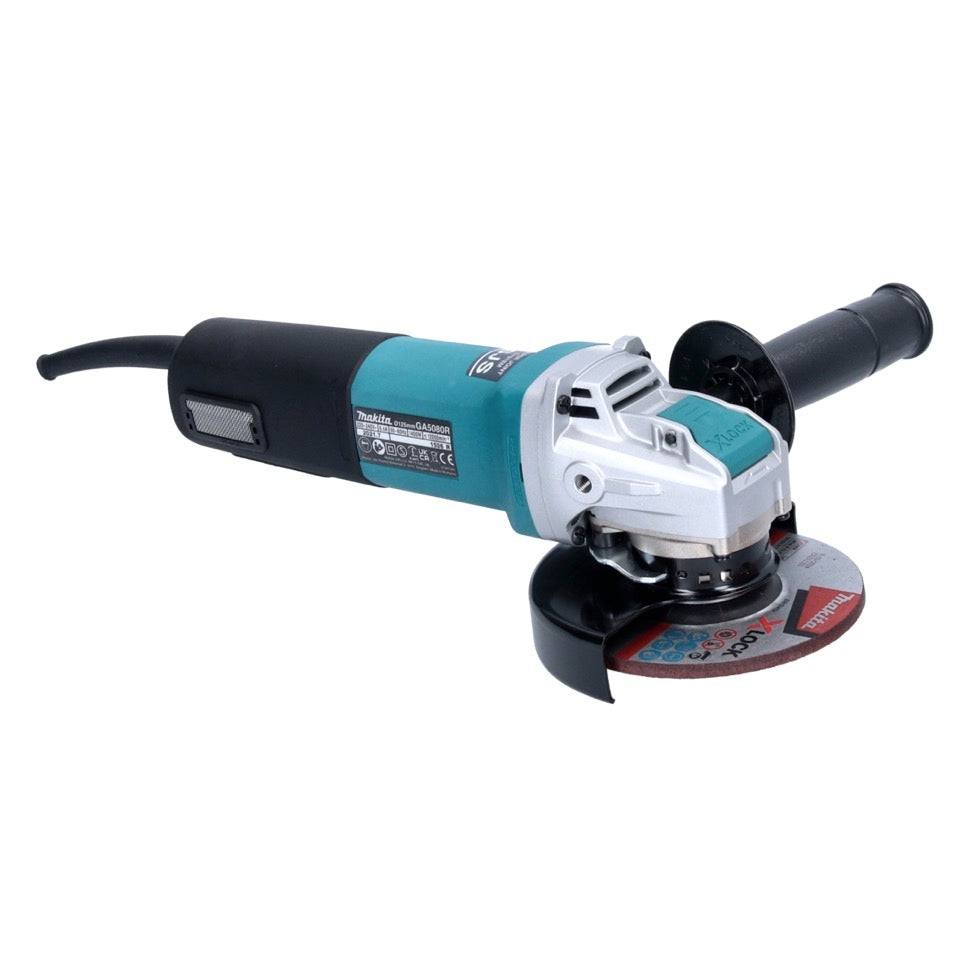 Makita GA 5080 RX02 Winkelschleifer 1400 Watt 125 mm X-Lock - Toolbrothers