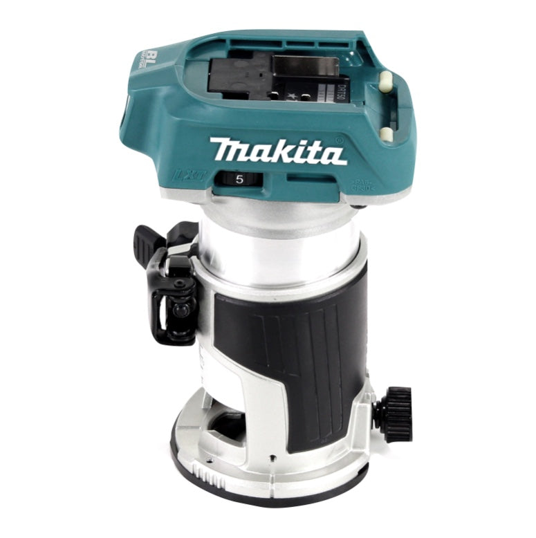 Makita DLX 3116 TJ Akku Combo Kit DHP 485 Akku Schlagbohrschrauber + DKP 180 Akku Hobel + DRT 50 Akku Multifunktionsfräse + 2x Akku 5,0 Ah + Ladegerät + Makpac