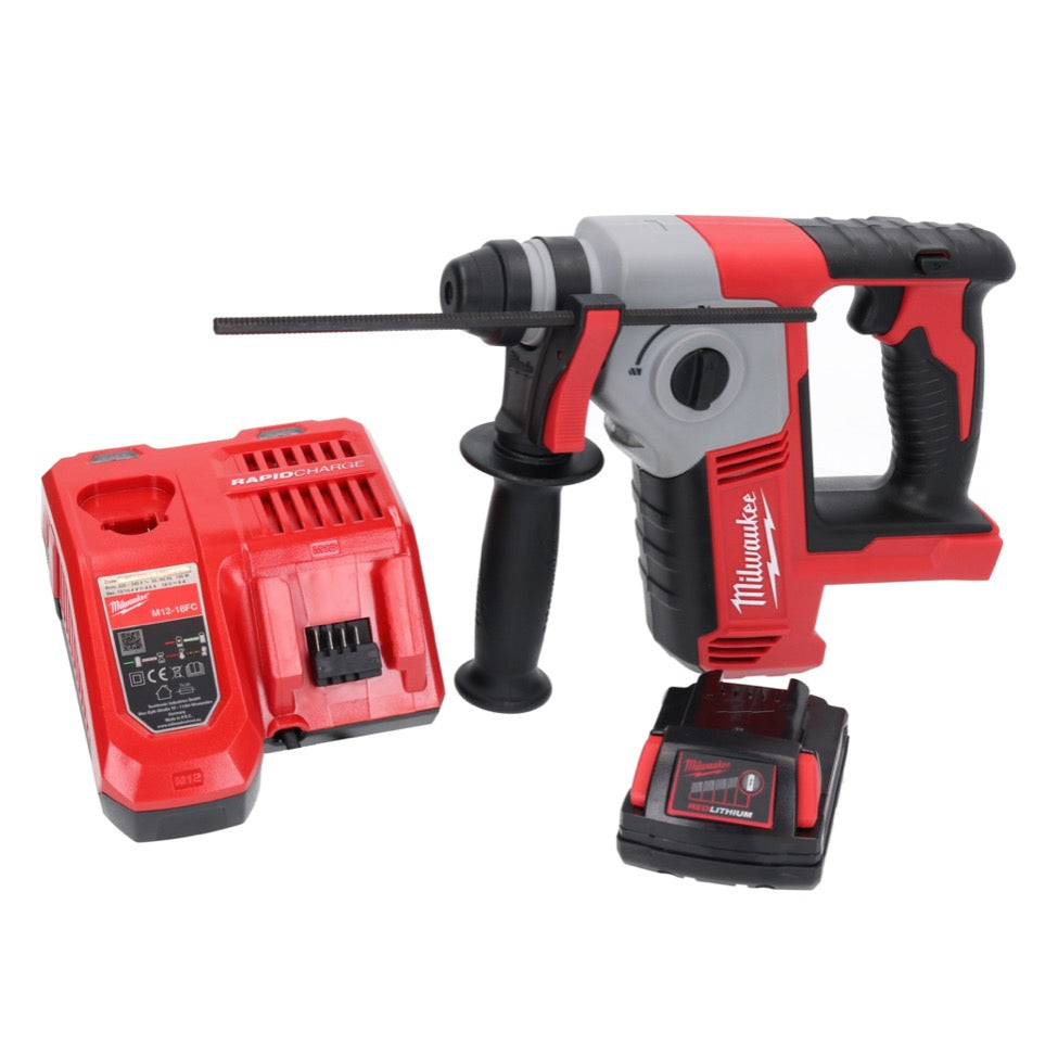 Marteau perforateur à batterie Milwaukee M18 BH-201FC 18 V 1,2 J SDS plus + 1x batterie 2,0 Ah + chargeur