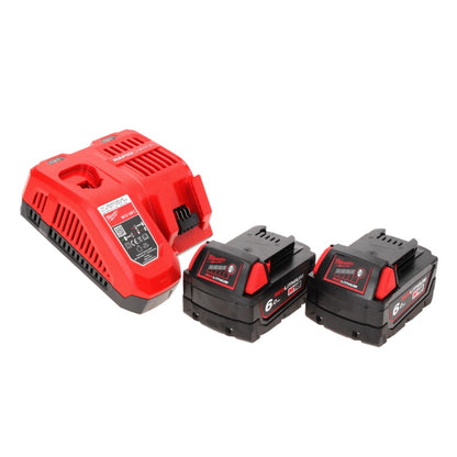 Milwaukee M18 BH-602FC Akku Bohrhammer 18 V 1,2 J SDS plus + 2x Akku 6,0 Ah + Ladegerät