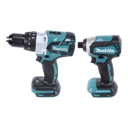 Makita DLX 4104 TJ1 Akku Combo Kit DGA 513 Winkelschleifer + DHP 481 Schlagbohrschrauber + DHR 243 Bohrhammer + DTD 153 Schlagschrauber + 3x Akku 5,0 Ah + Ladegerät  + 2x Makpac