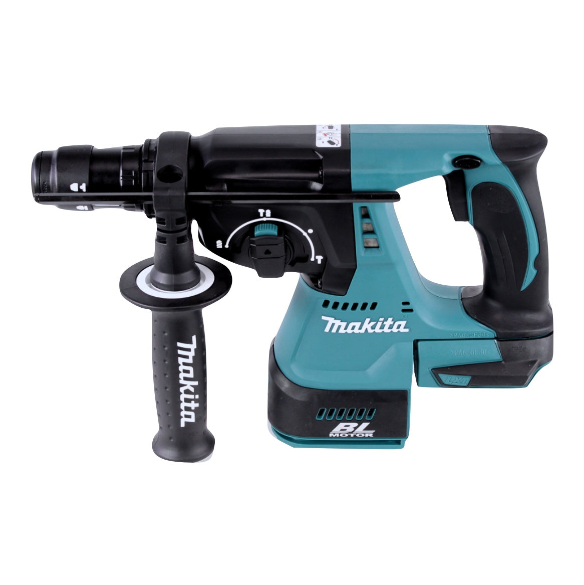 Makita DLX 4104 TJ1 Akku Combo Kit DGA 513 Winkelschleifer + DHP 481 Schlagbohrschrauber + DHR 243 Bohrhammer + DTD 153 Schlagschrauber + 3x Akku 5,0 Ah + Ladegerät  + 2x Makpac