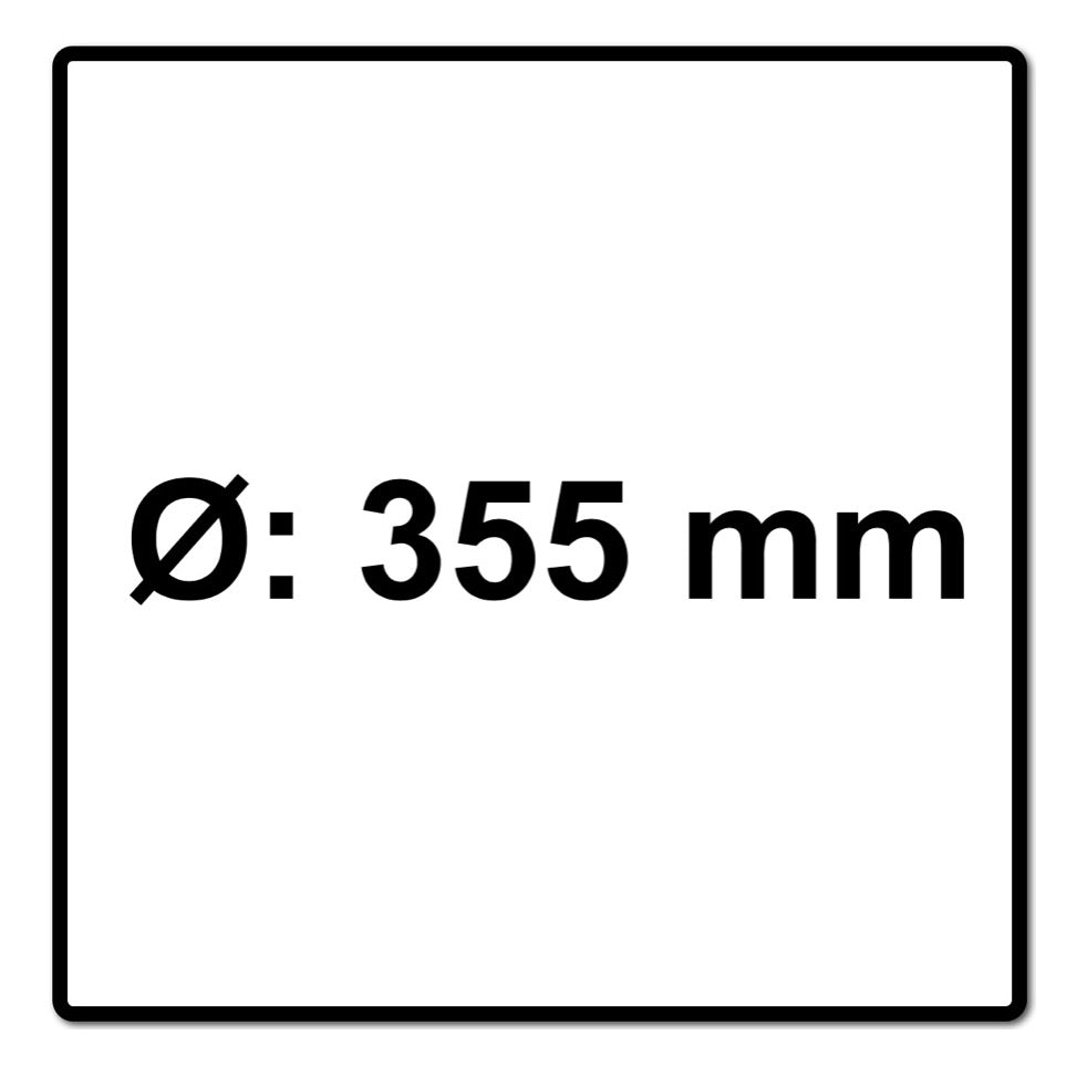 Lame de scie circulaire Fein pour coupe aluminium 355 x 2,8 x 25,4 mm (63502302000) pour MKAS 355