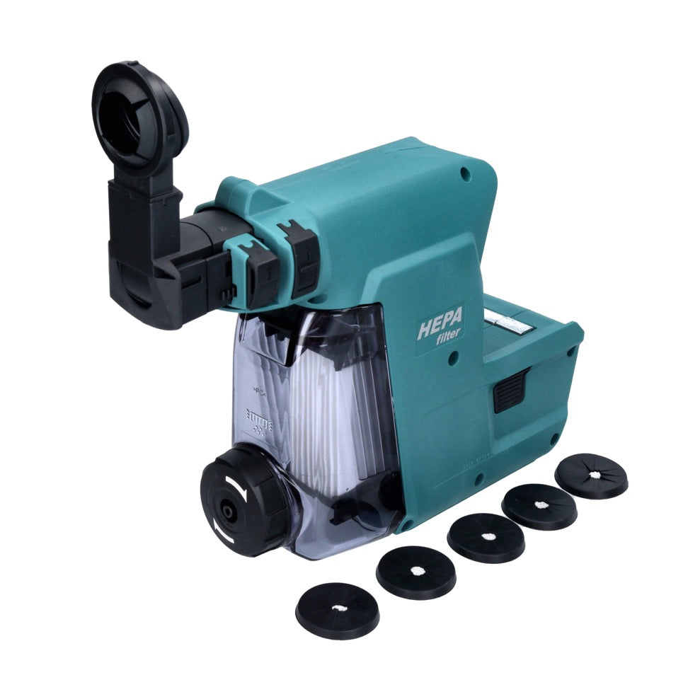 Makita DHR 243 ZW Akku Bohrhammer 18 V Brushless + Staubabsaugung - ohne Akku, ohne Ladegerät