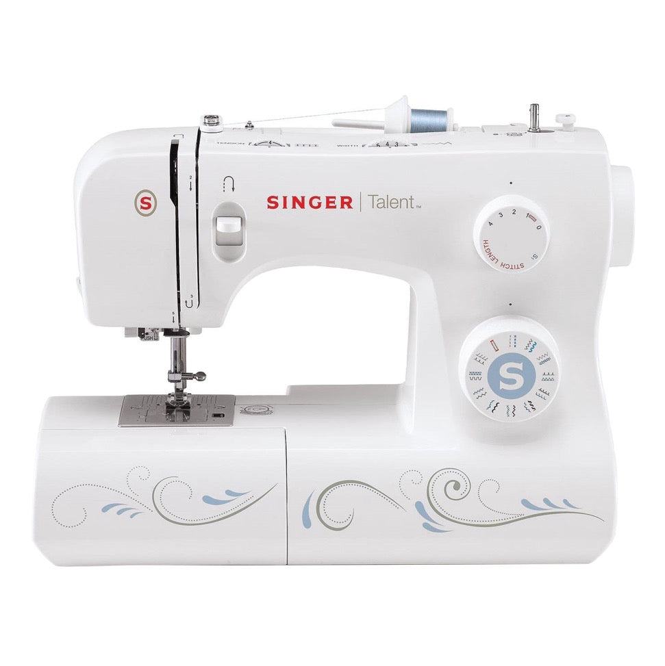 Singer Talent SMC 3323 Nähmaschine 700 U/min 4 mm Stichlänge 23 Nahtarten weiß