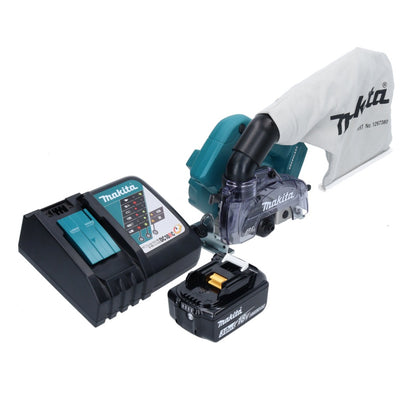 Makita DCC 500 RF1 Akku Diamantschneider 18 V 125 mm Brushless + 1x Akku 3,0 Ah + Ladegerät - Toolbrothers