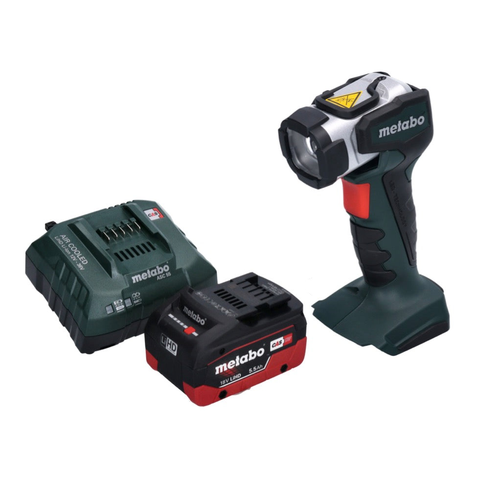 Metabo ULA 14.4 - Projecteur portatif à 18 LED sur batterie 18 V 280 lm + 1x batterie 5,5 Ah + chargeur