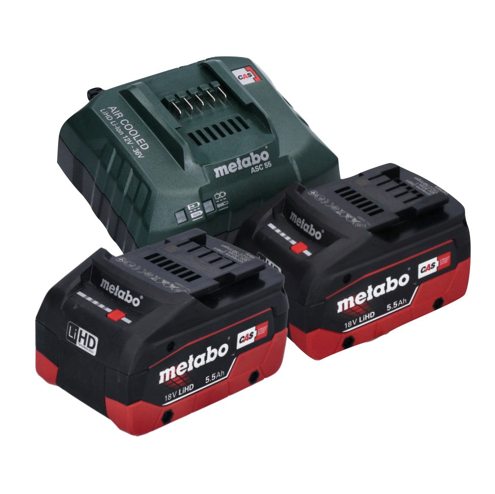 Metabo ULA 14,4 - 18 LED Akku Handscheinwerfer 18 V 280 lm + 2x Akku 5,5 Ah + Ladegerät