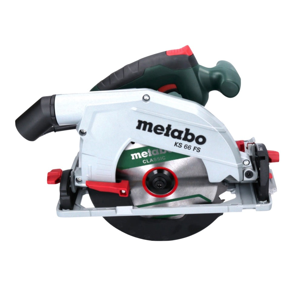 Metabo KS 66 FS Handkreissäge 1500 W 190 mm + 1x Sägeblatt + Führungsschiene