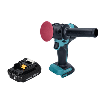 Makita DPV 300 A1 ponceuse-polisseuse à batterie 18 V 50 / 80 mm sans balais + 1x batterie 2,0 Ah - sans chargeur