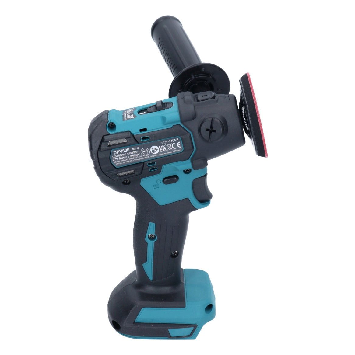 Makita DPV 300 A1 ponceuse-polisseuse à batterie 18 V 50 / 80 mm sans balais + 1x batterie 2,0 Ah - sans chargeur