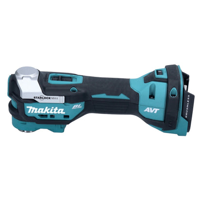 Makita DTM 52 SAX Akku Multifunktionswerkzeug 18 V Starlock Max Brushless + 2x Akku 2,0 Ah + Ladegerät + Makbox