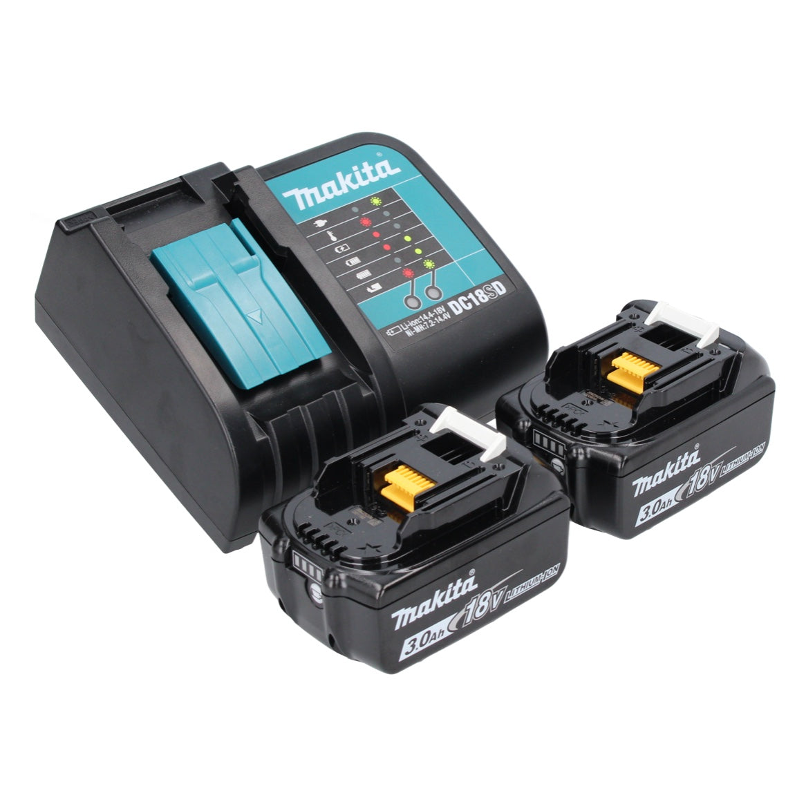 Makita DTM 52 SFX outil multifonction à batterie 18 V Starlock Max Brushless + 2x batteries 3,0 Ah + chargeur + Makbox