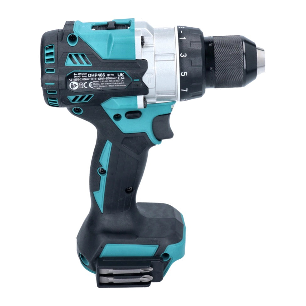 Makita DHP 486 ZX Akku Schlagbohrschrauber 18 V 130 Nm Brushless + Makbox - ohne Akku, ohne Ladegerät