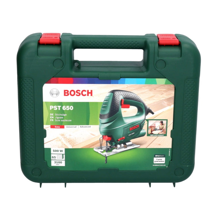 Bosch PST 650 Stichsäge 500 Watt SDS Aufnahme ( 06033A0700 ) + Koffer