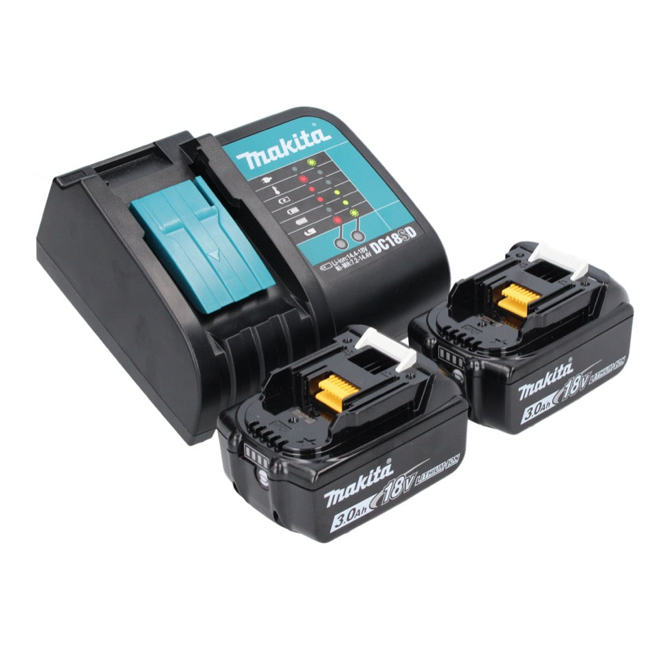 Makita DDF 487 SFX perceuse-visseuse sans fil 18 V 40 Nm sans balai + 2x batteries 3,0 Ah + chargeur + Makbox