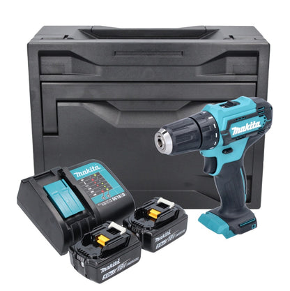 Makita DDF 487 STX Akku Bohrschrauber 18 V 40 Nm Brushless + 2x Akku 5,0 Ah + Ladegerät + Makbox