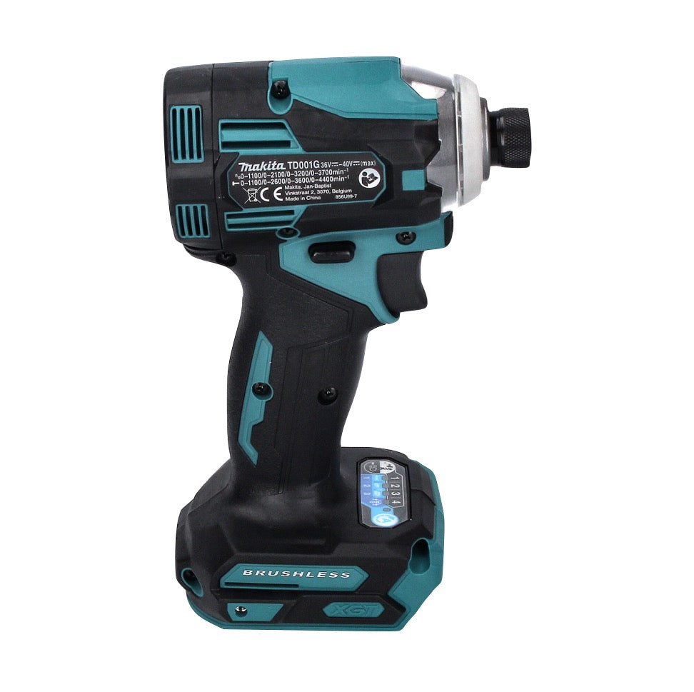 Makita TD 001 GZ01X Akku Schlagschrauber 40 V max. 220 Nm 1/4" XGT Brushless + Makbox - ohne Akku, ohne Ladegerät