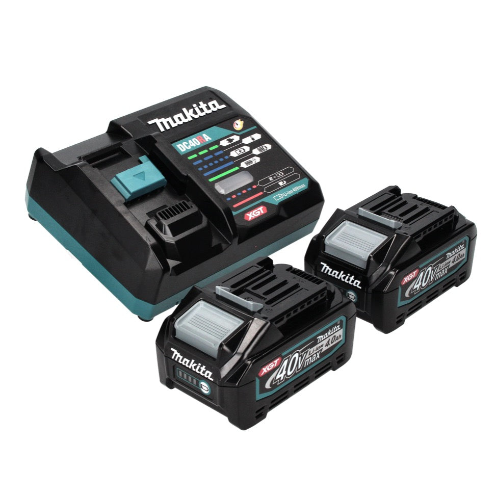 Makita TD 001 GM201X Akku Schlagschrauber 40 V max. 220 Nm 1/4" XGT Brushless + 2x Akku 4,0 Ah + Ladegerät + Makbox